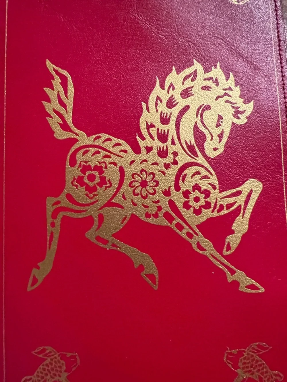 MZ Wallace Red Leather Lunar New Year Money Envelope Year of the Horse - Picture 6 of 7